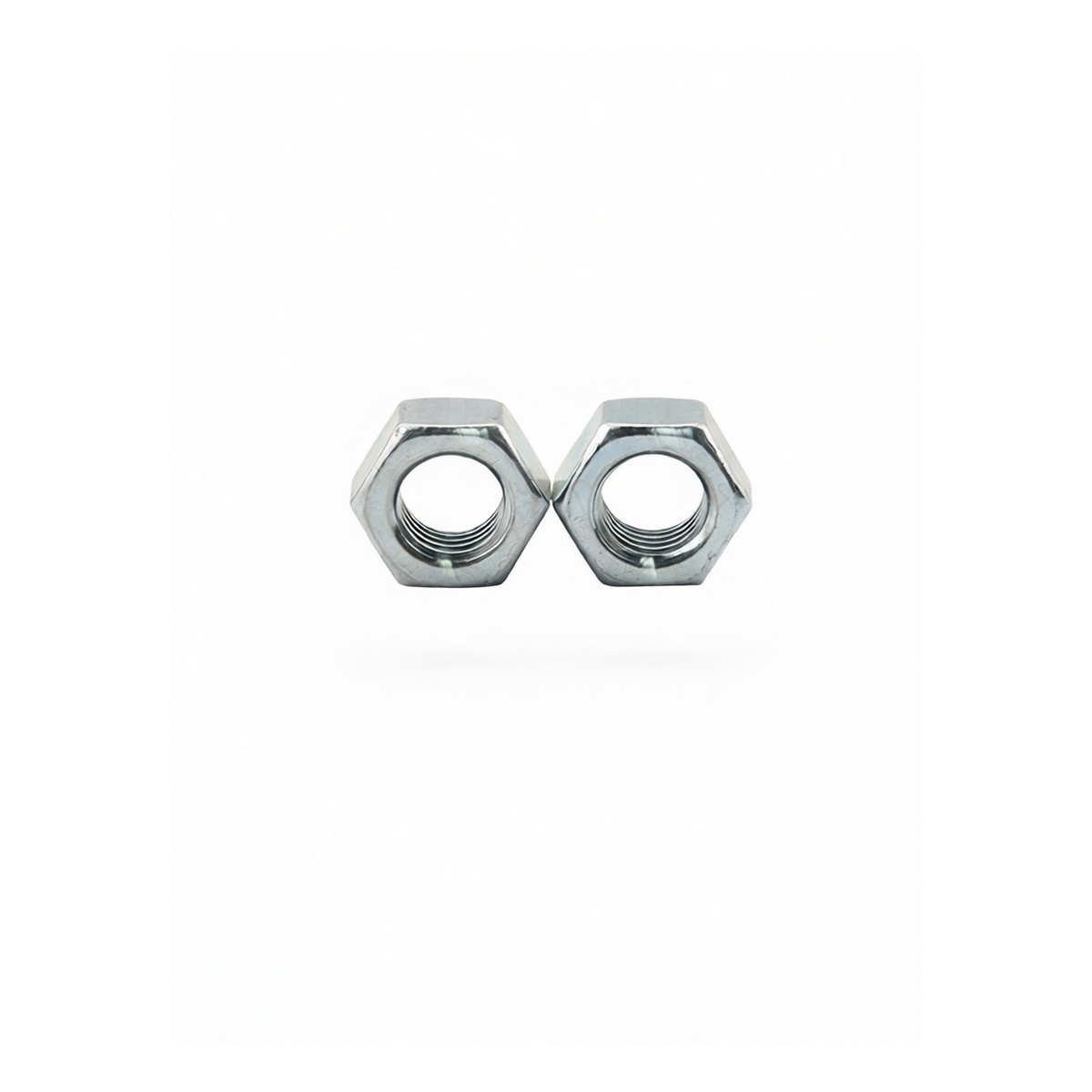 Grade 8 Carbon Steel Zinc Plated M33 Hex Nut, 1.299" Flats, Pkg Qty 36