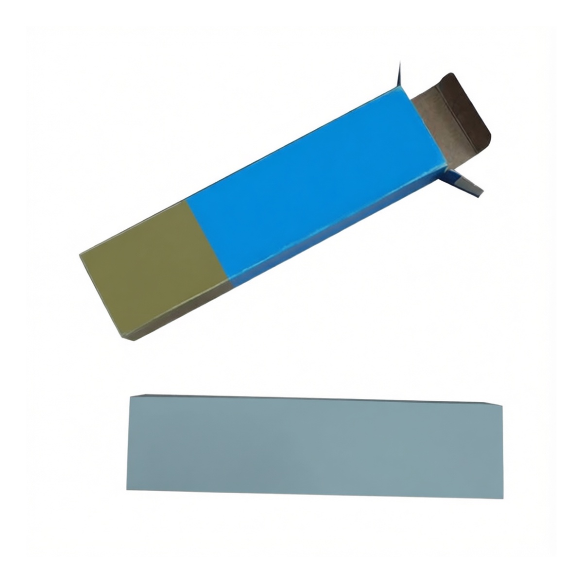 Aluminum Oxide Oil Stone, 240 Grit, 7.87 x 1.97 x 0.98 in, Pkg Qty 36