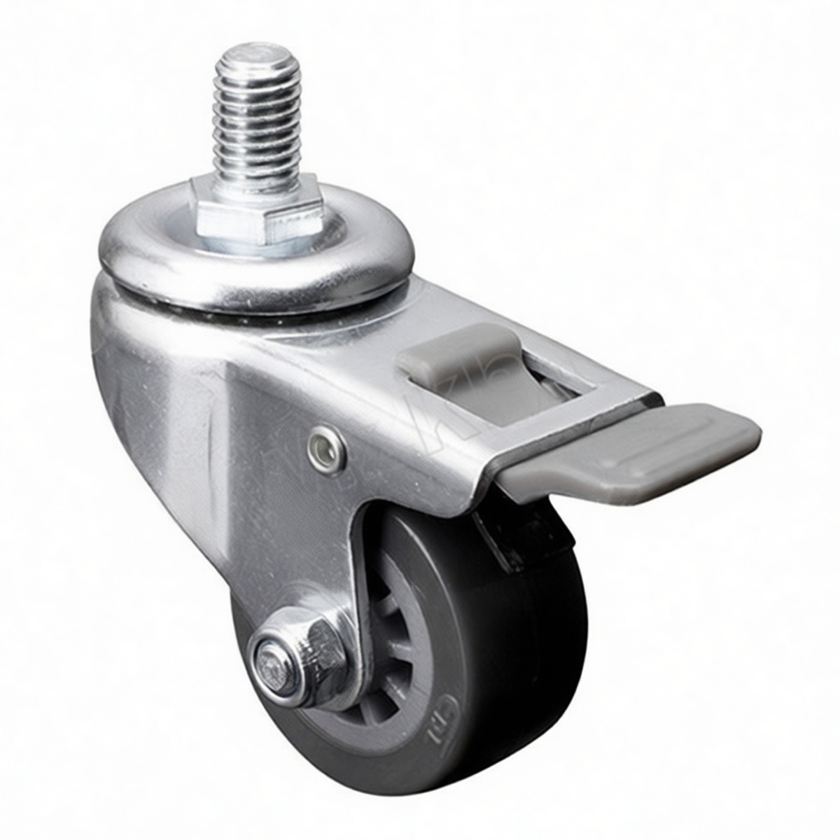 Hex Head Bolt, M10 x 1.5in, Polyurethane, Galvanized, Pkg Qty 36