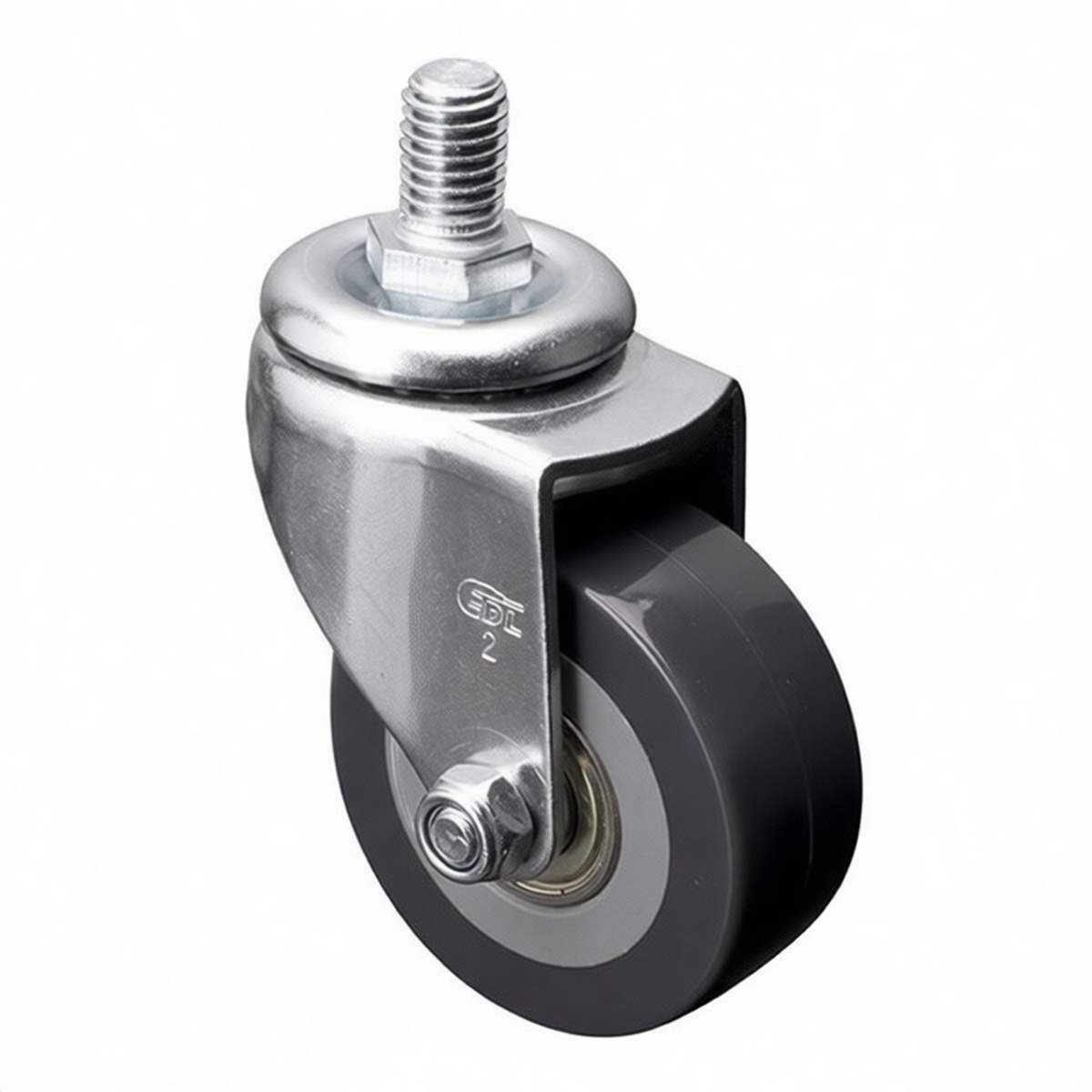 Hex Head Bolt, 2in L, Polyurethane, Galvanized, M10 Thread Pkg Qty 25