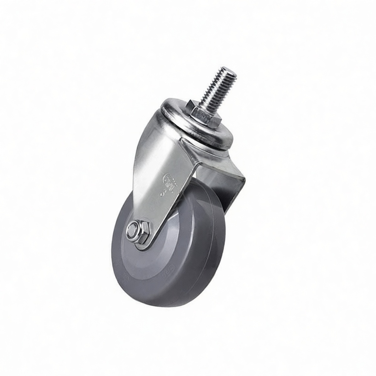 Hex Head Bolt, 3in L, Polyurethane, Galvanized, M12x25mm Pkg Qty 20