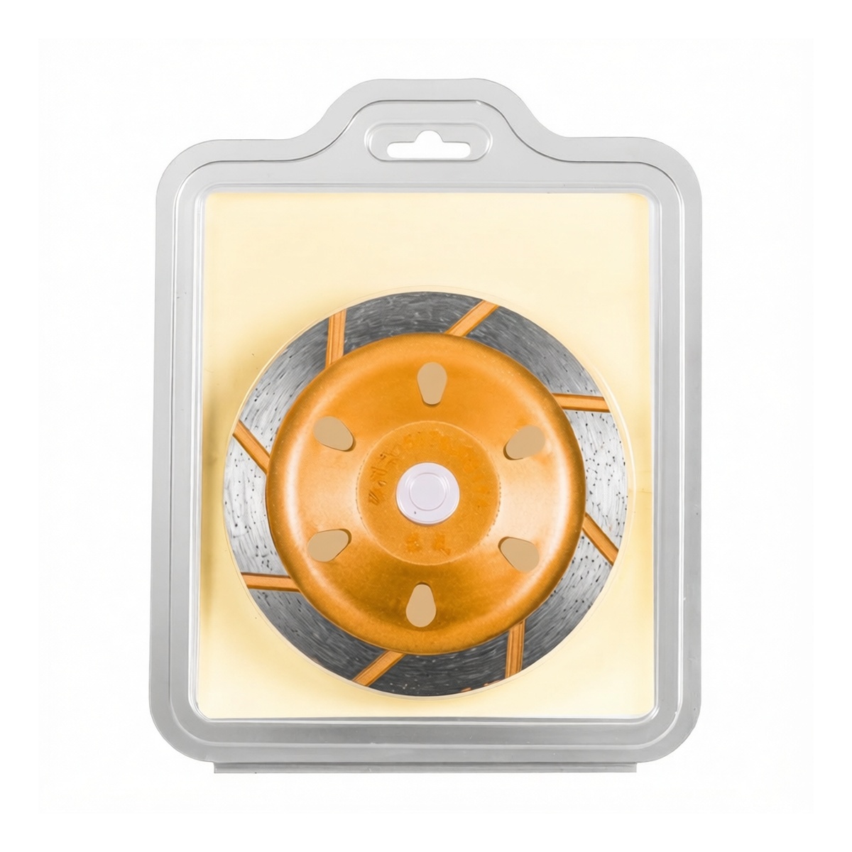 Coarse Grit Diamond Polishing Pad, 3.94 in Metal Backing for Dry Use, Pkg Qty 20