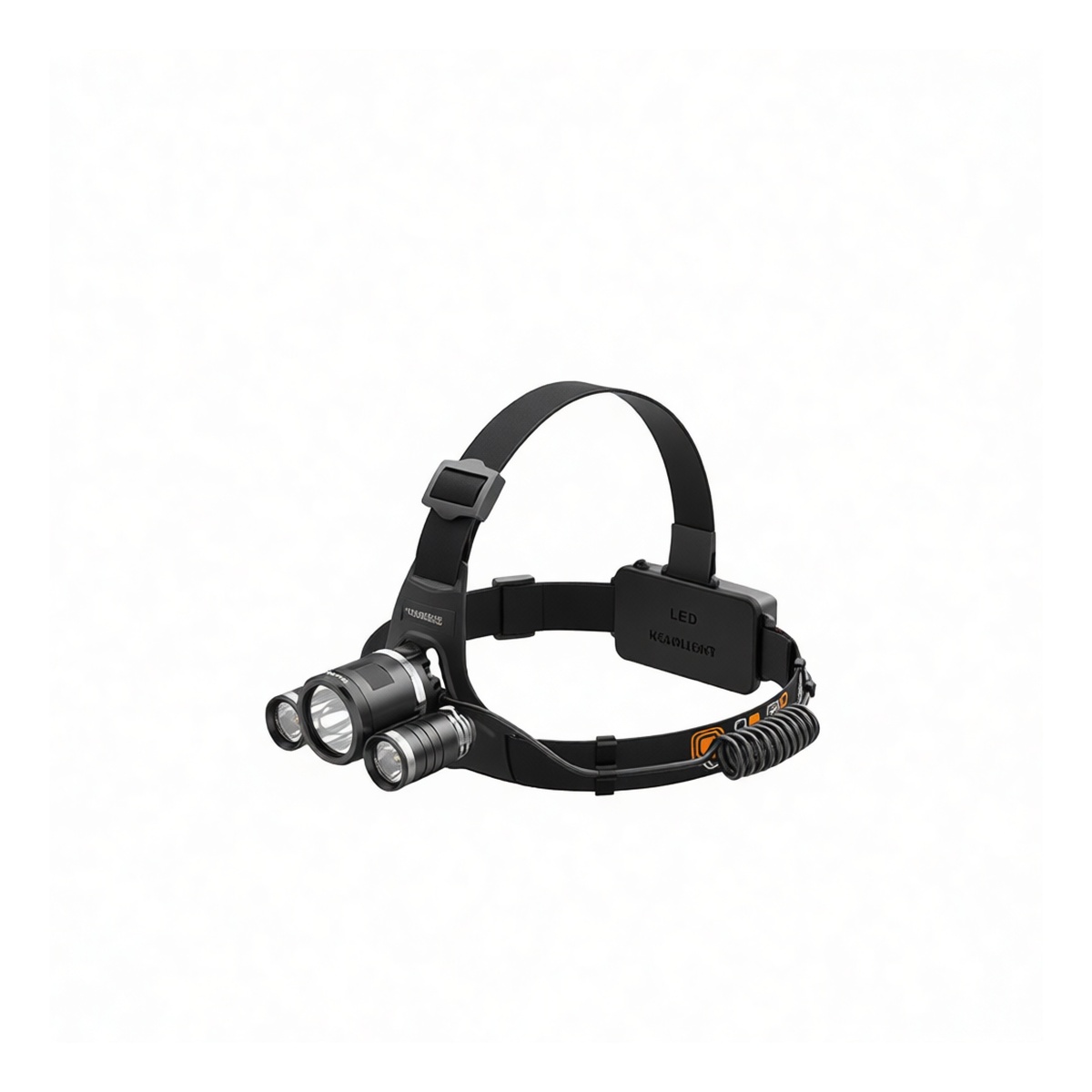 10W 800lm LED Headlamp IP42 120 Deg Beam, Pkg Qty 2