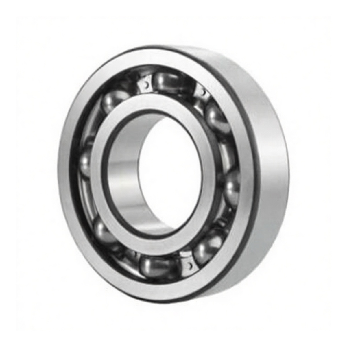 Steel Deep Groove Ball Bearing 0.67 in Bore 2.44 in OD, Pkg Qty 12