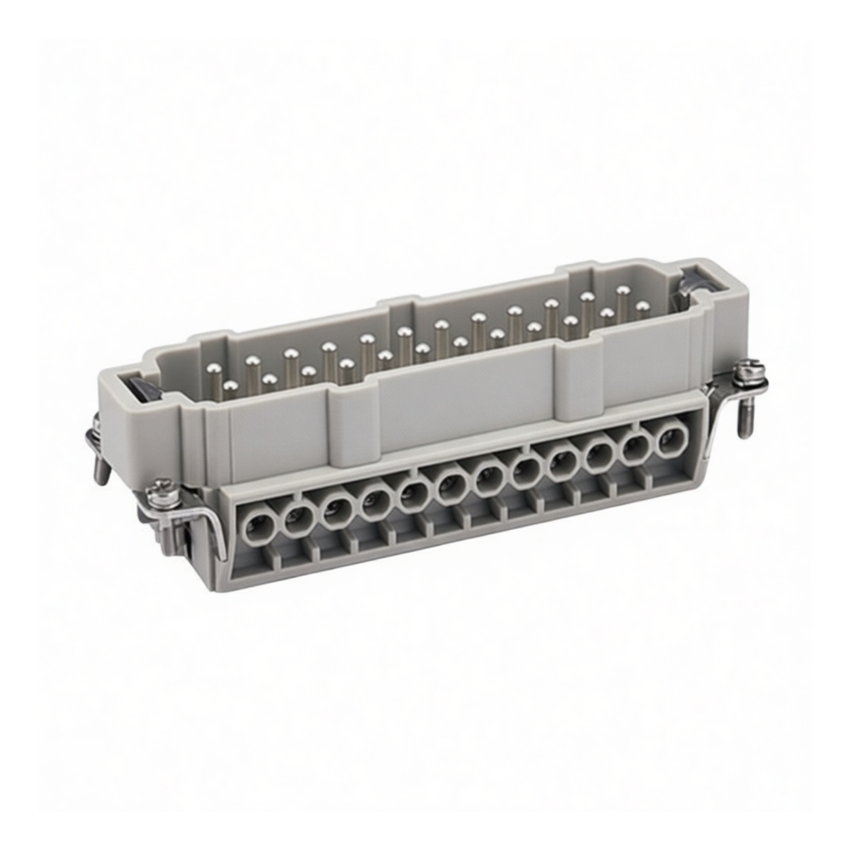 24-Position Female Plug 250V 10A Plastic for Computer Systems, Pkg Qty 5