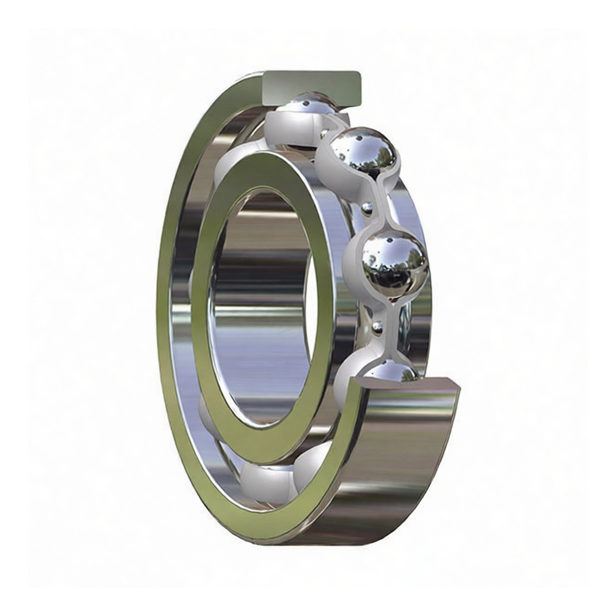 Steel Deep Groove Ball Bearing 0.47 in Bore 1.46 in OD, Pkg Qty 50