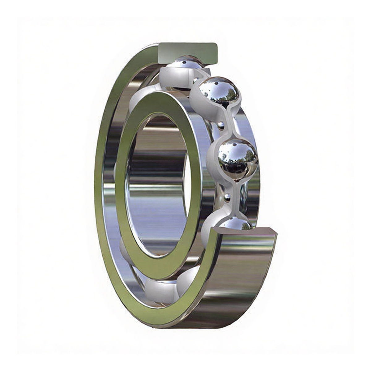 Steel Deep Groove Ball Bearing 0.67 in Bore 1.57 in OD, Pkg Qty 50