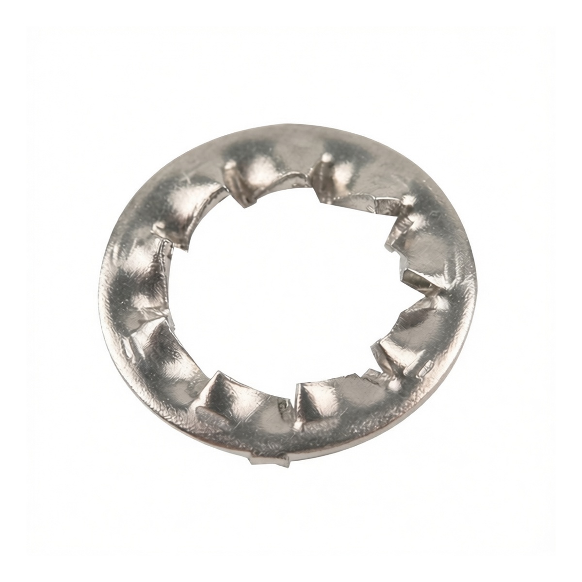 304 Stainless Steel Internal Tooth Lock Washer, 0.197" Bore, Pkg Qty 500
