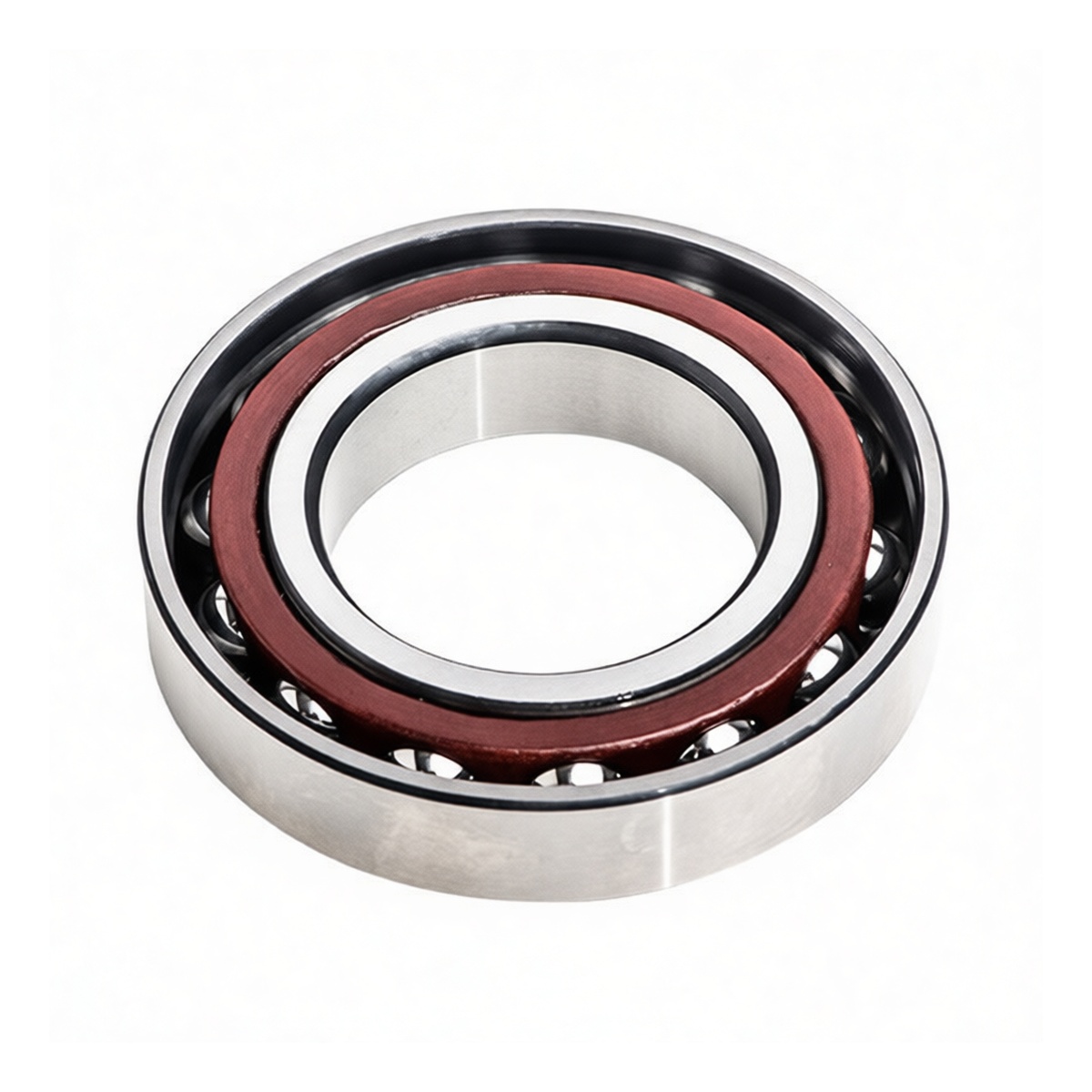 Steel Angular Contact Ball Bearing 2.36in Bore 5.12in OD, Pkg Qty 2