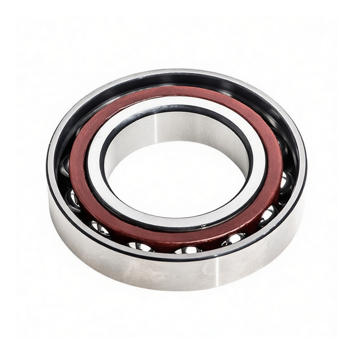 Steel Angular Contact Ball Bearing 2.56in Bore 5.51in OD, Pkg Qty 2