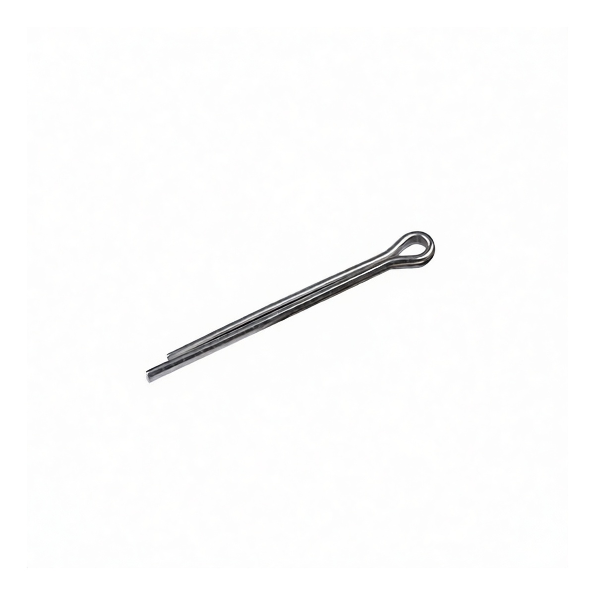 304 Stainless Steel Cotter Pin, 0.197 in x 2.362 in, Plain Finish, Pkg Qty 100