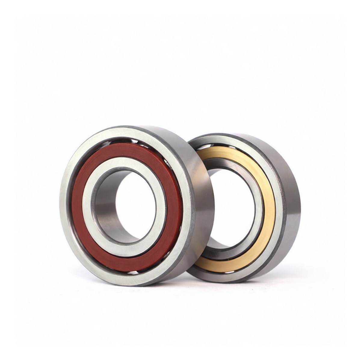 Angular Contact Ball Bearing 3.35in Bore Brass 7.09in OD for Industrial