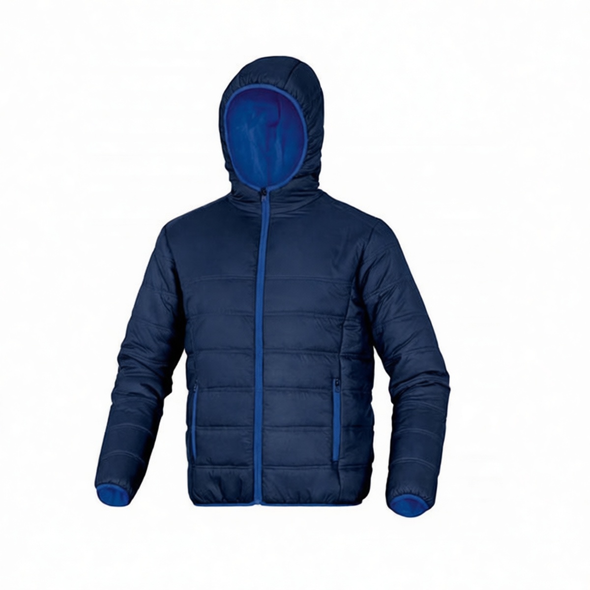 XL Blue Polyester Down Jacket for Industrial Use, Pkg Qty 20