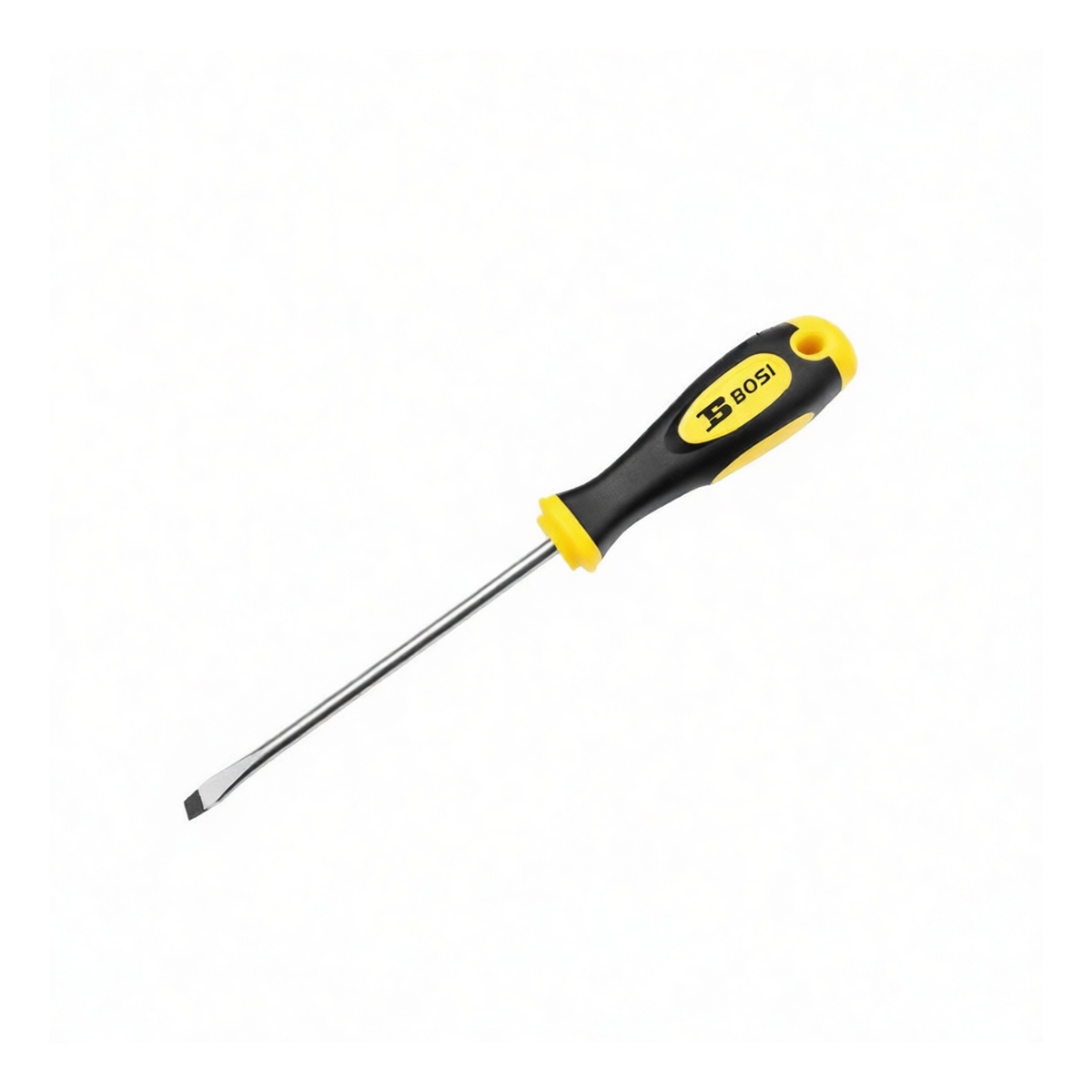 Flat Head Square Drive Screwdriver, 8mm Shaft, 7.87 in, Steel, Pkg Qty 25