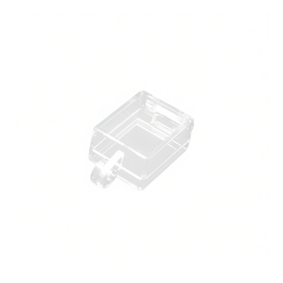 1.1 in Plastic Lockout Device for Push Button Switches, Pkg Qty 5