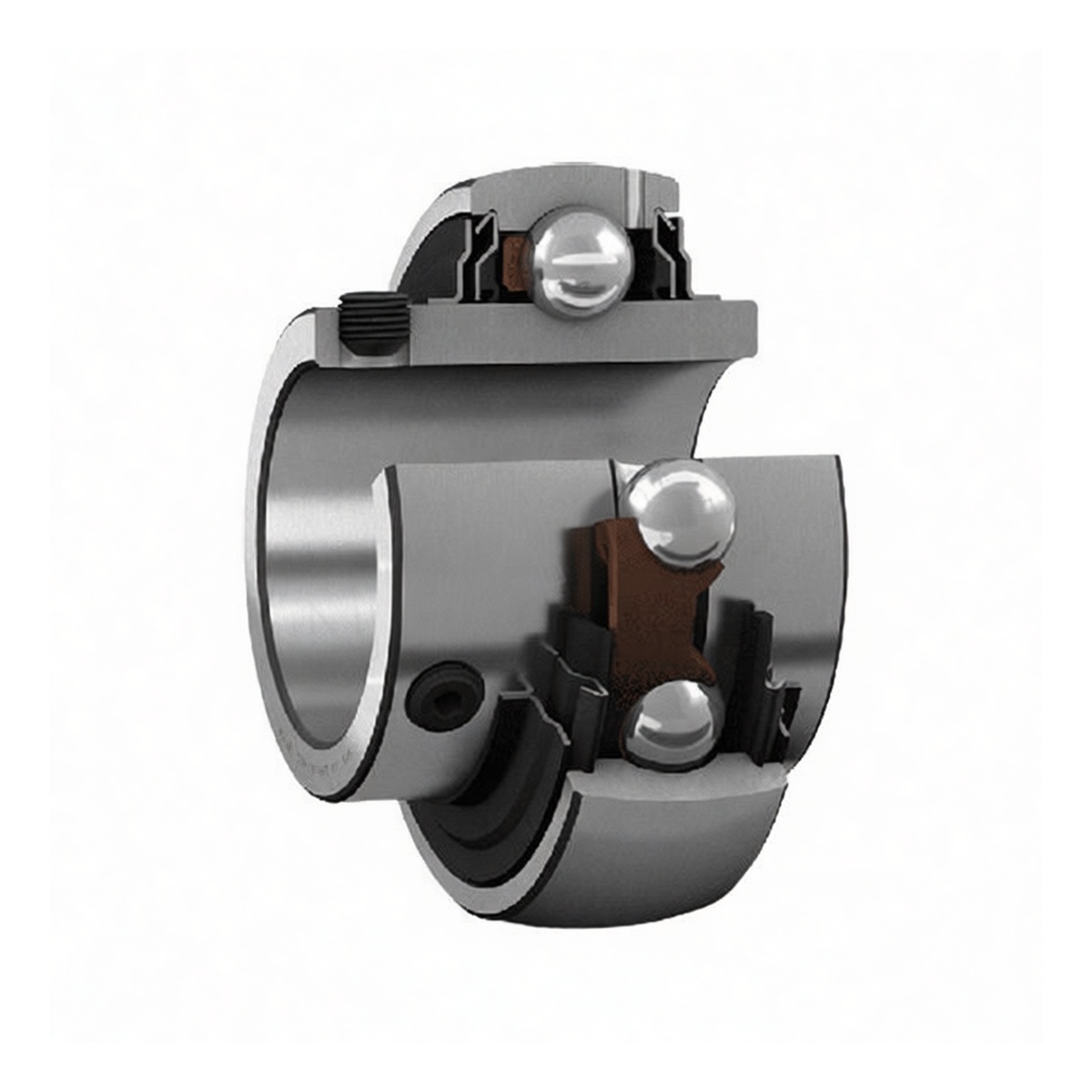 Spherical Bearing 1.38in Bore Bearing Steel 5720lbs Load, Pkg Qty 2