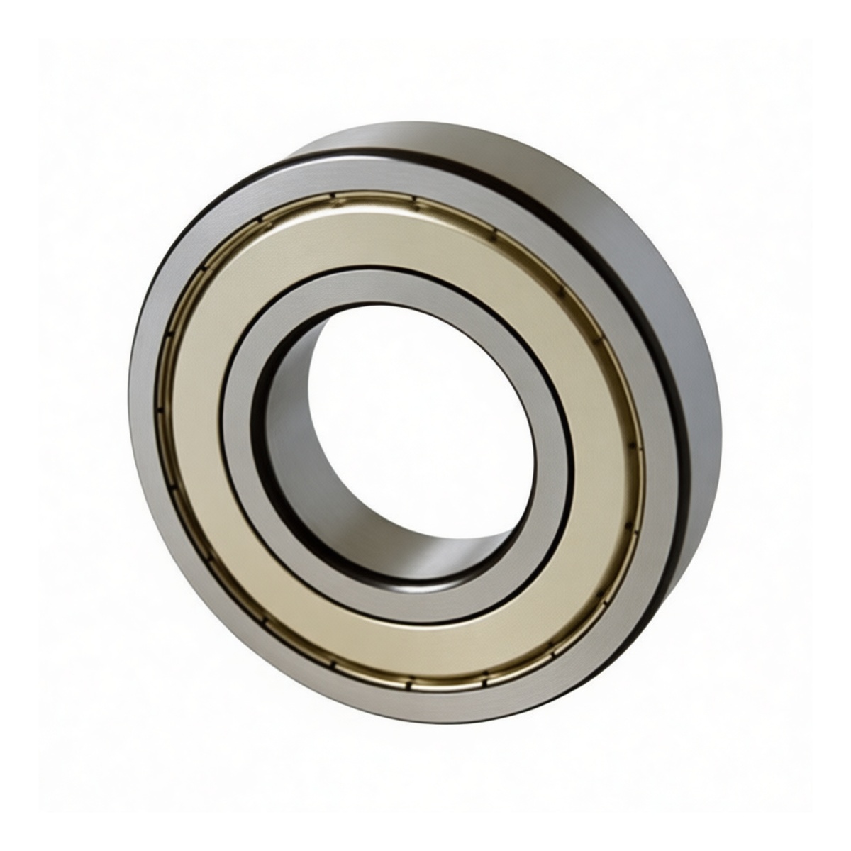 Steel Deep Groove Ball Bearing 0.787in Bore 2.047in OD, Pkg Qty 12