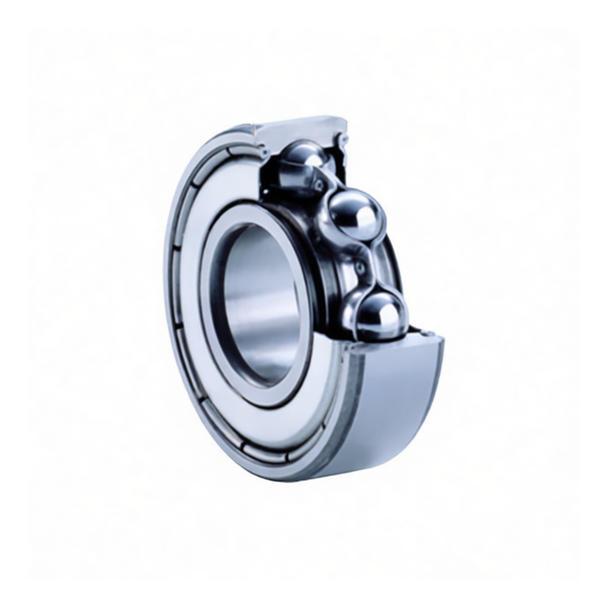 Steel Deep Groove Ball Bearing 0.67in Bore 1.57in OD for Machinery, Pkg Qty 24