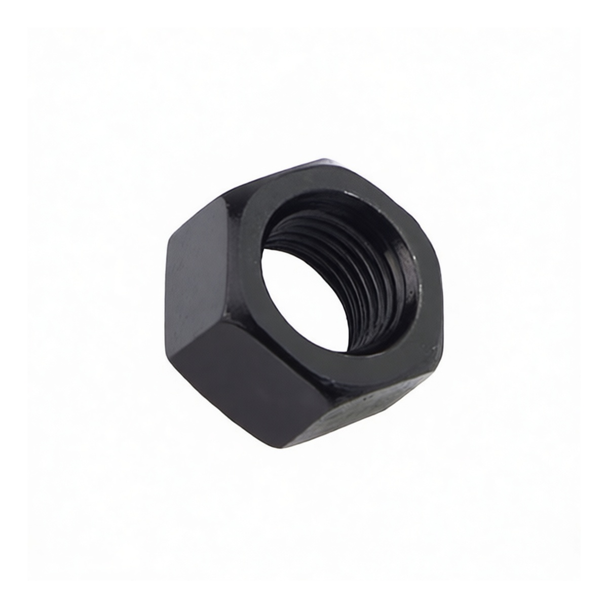 Grade 8 Carbon Steel M8 Hex Nut, Black Oxide, 0.63 in, Pkg Qty 1000