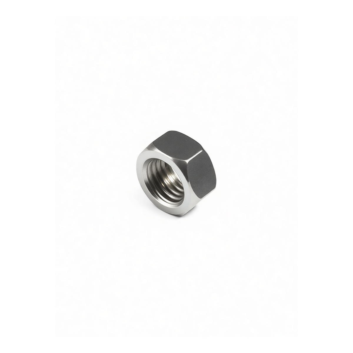 Stainless Steel 304 Hex Nut, M6-1.0 Thread, 0.472" Flats, Plain, Pkg Qty 1000