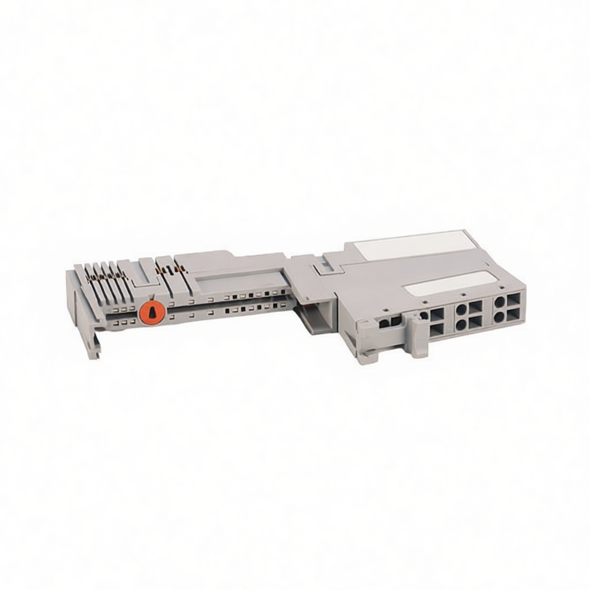 24VDC 10A Plastic Terminal Block I/O Base for Control Systems, Pkg Qty 2