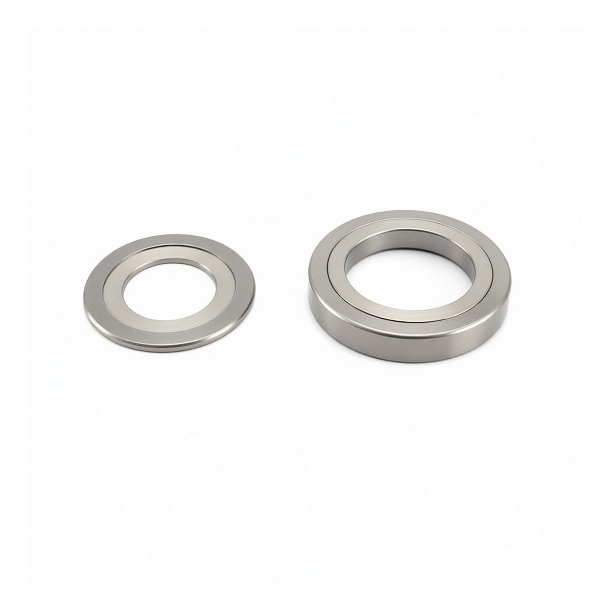 316 Stainless Steel Spiral Wound Gasket, 1.57 in Bore, 0.126 in Thick, Pkg Qty 12