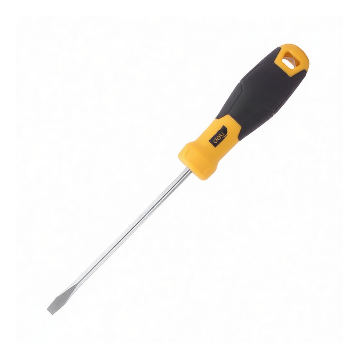 Slotted Flat Head Screwdriver, 5 in Steel Shaft, Pkg Qty 50