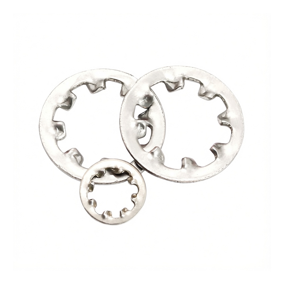 Stainless Steel 304 Internal Tooth Lock Washer, 0.472" Bore, Pkg Qty 1000