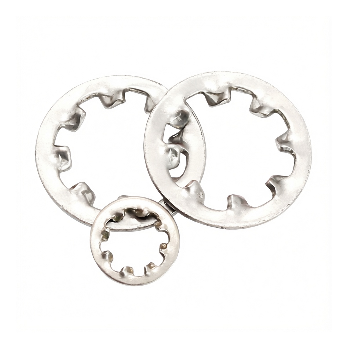 Stainless Steel 304 A2-70 Internal Tooth Lock Washer, 0.63" Bore, Pkg Qty 100