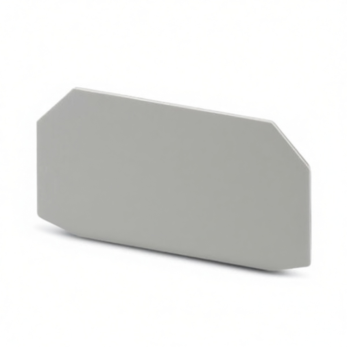 Stainless Steel End Plate 2.22in 600V for Wireways, Pkg Qty 50