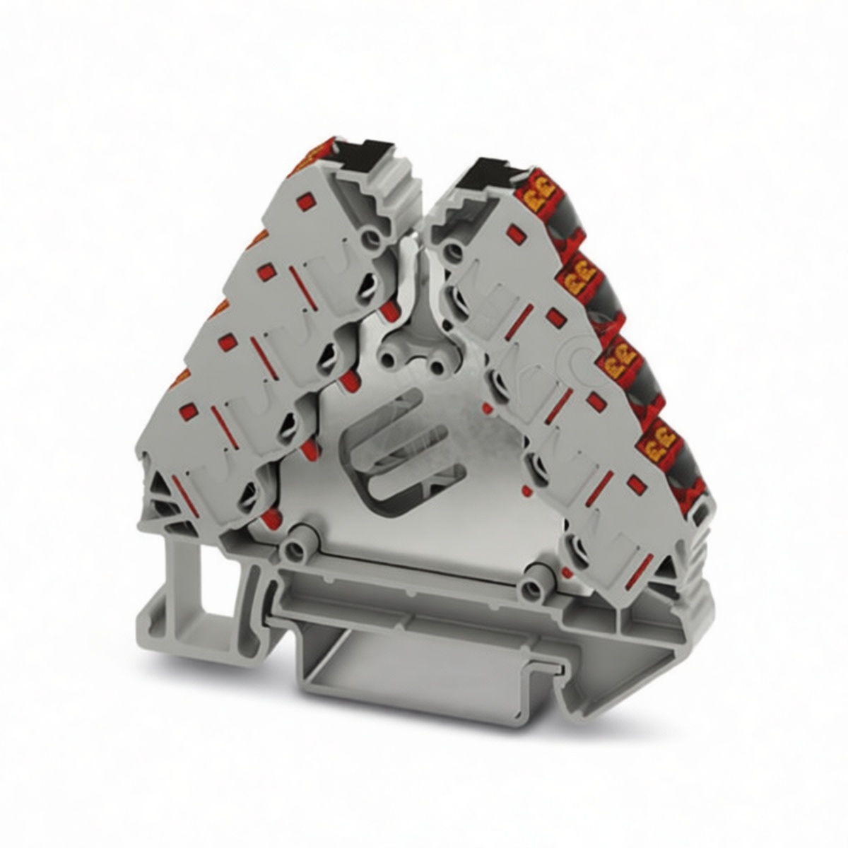 Plastic Terminal Block 250V 17.5A for Power Distribution, Pkg Qty 2