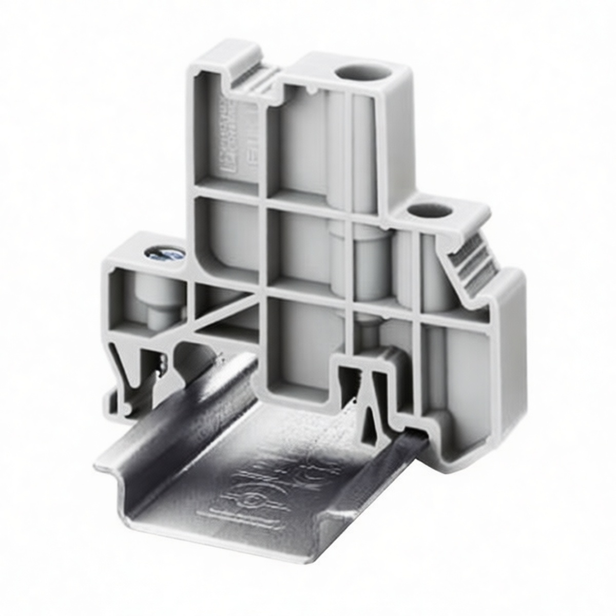 Polyamide End Stop for Standard DIN Rail, 0.24 in Length, Pkg Qty 36