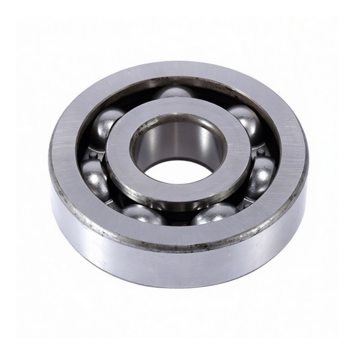 Steel Deep Groove Ball Bearing 0.98in Bore 1.85in OD, Pkg Qty 2