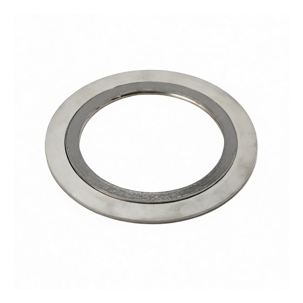 Metal C-Ring Gasket, 4.5" x 3.6", 304 SS & Graphite, High-Pressure Piping, Pkg Qty 12