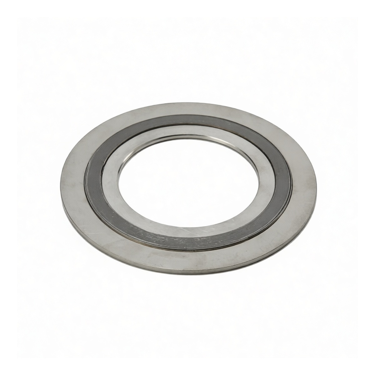 304 Stainless Steel Flanged Spiral Wound Gasket, DN32 300LB, Pkg Qty 12