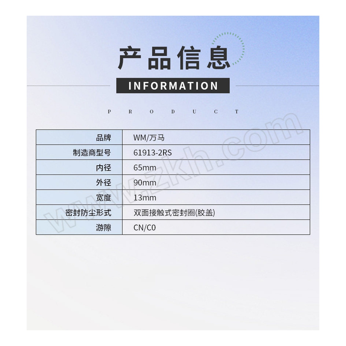 Deep Groove Ball Bearing 2.56in Bore Steel 0.51in Length, Pkg Qty 20