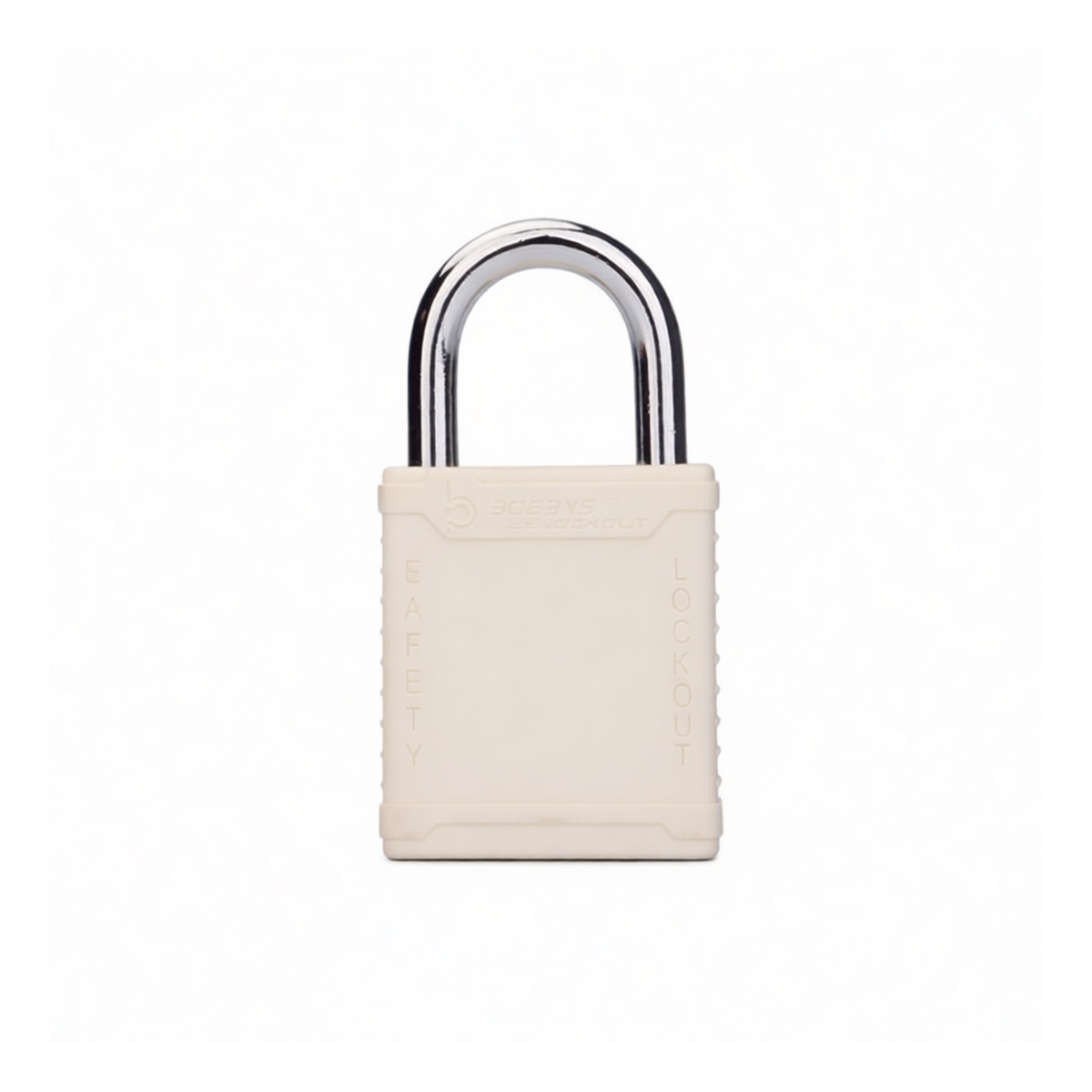 Steel White Bluetooth Padlock, 1.5 x 1.5 in, Indoor Use, Pkg Qty 12