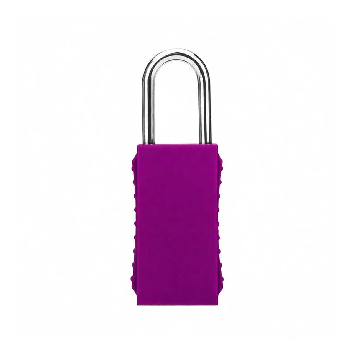 Steel Bluetooth Padlock, 1.5 in Shackle, Purple Finish, Pkg Qty 500