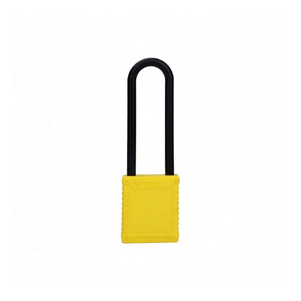 Insulated Plastic Lockout Padlock, 3.0 in Shackle, Keyed Alike, Pkg Qty 12
