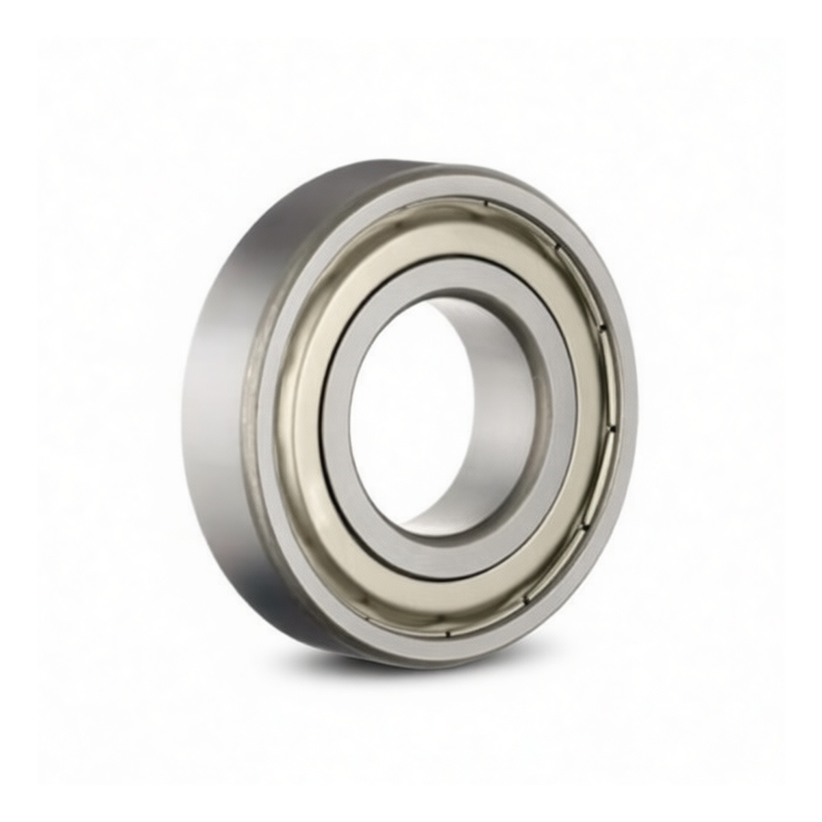 Steel Deep Groove Ball Bearing 0.787in Bore 1.85in OD, Pkg Qty 50
