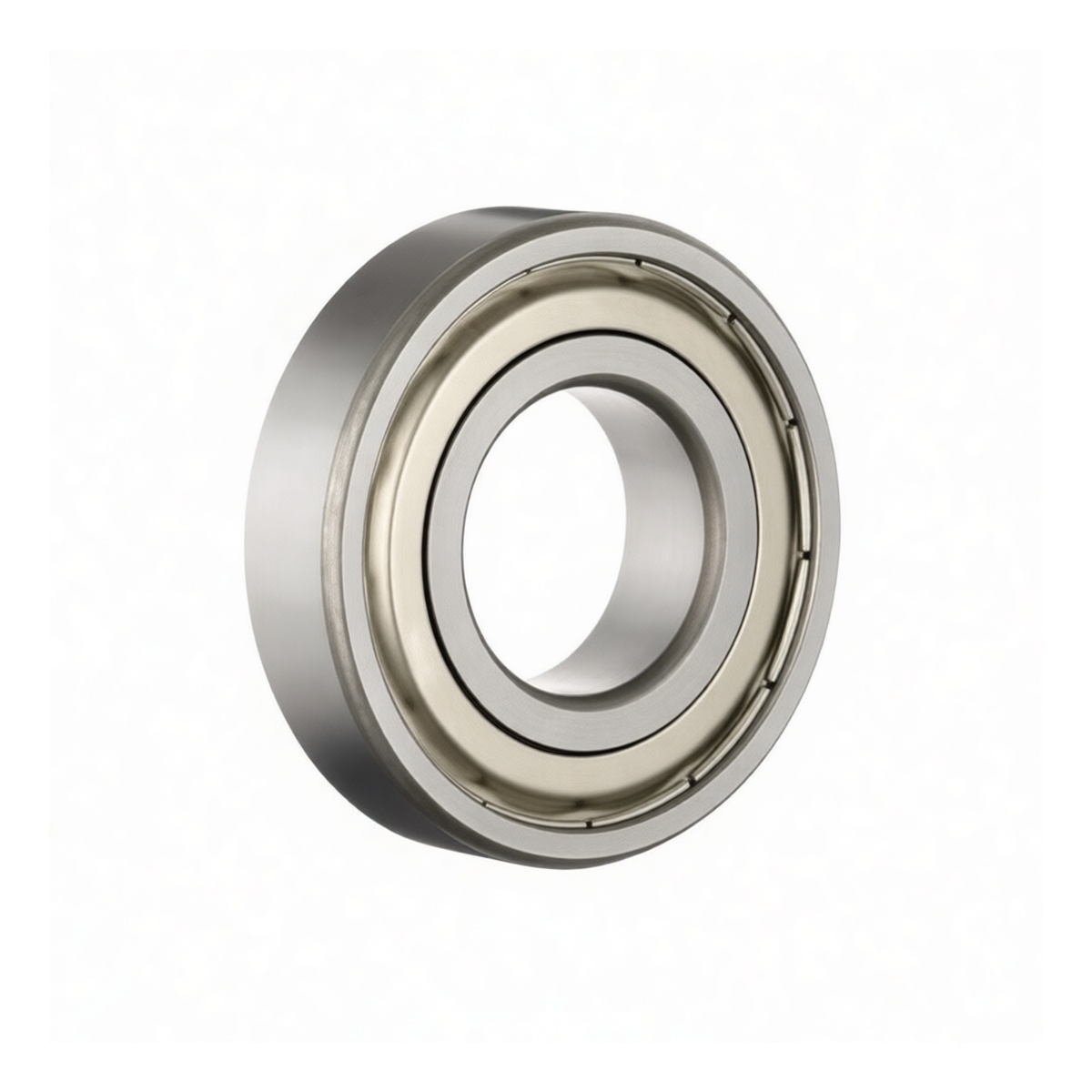 Steel Deep Groove Ball Bearing 0.984in Bore 2.047in OD, Pkg Qty 50