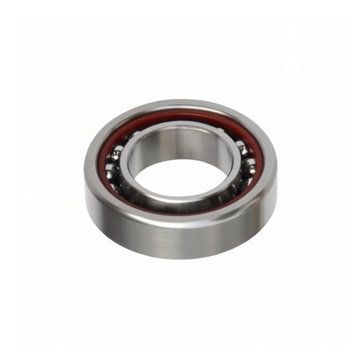 Steel Angular Contact Ball Bearing 0.79in Bore 1.65in OD High Speed, Pkg Qty 20