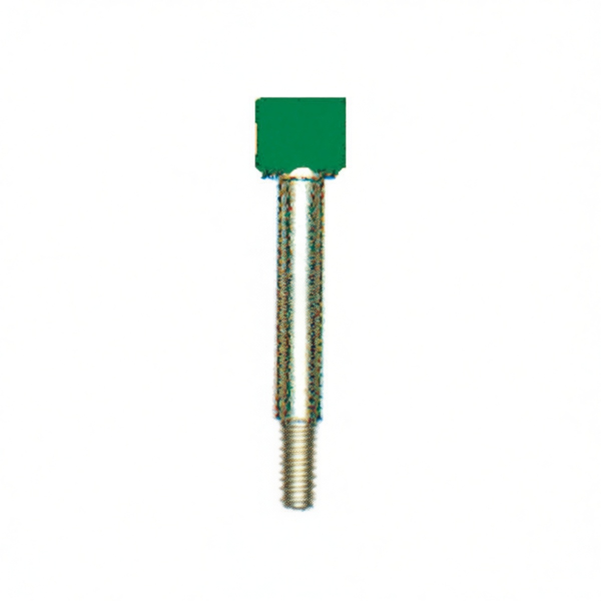 M25 Hex Head Steel Machine Screw Green Finish Industrial, Pkg Qty 50