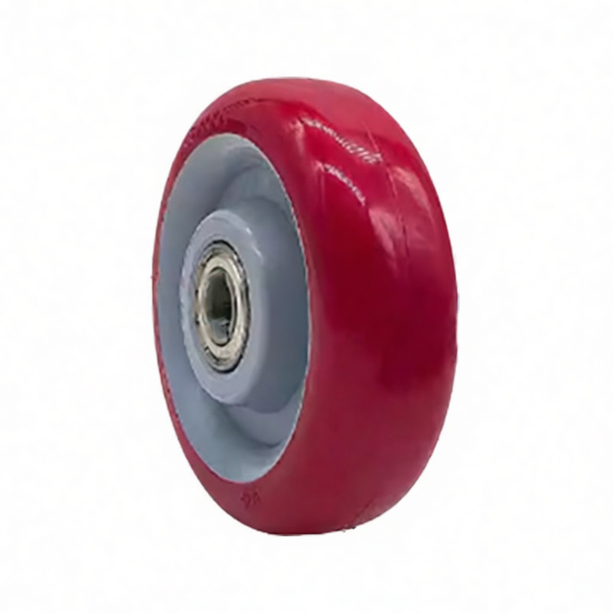 4 in Solid Polyurethane Track Wheel 330 lbs Load Industrial, Pkg Qty 20