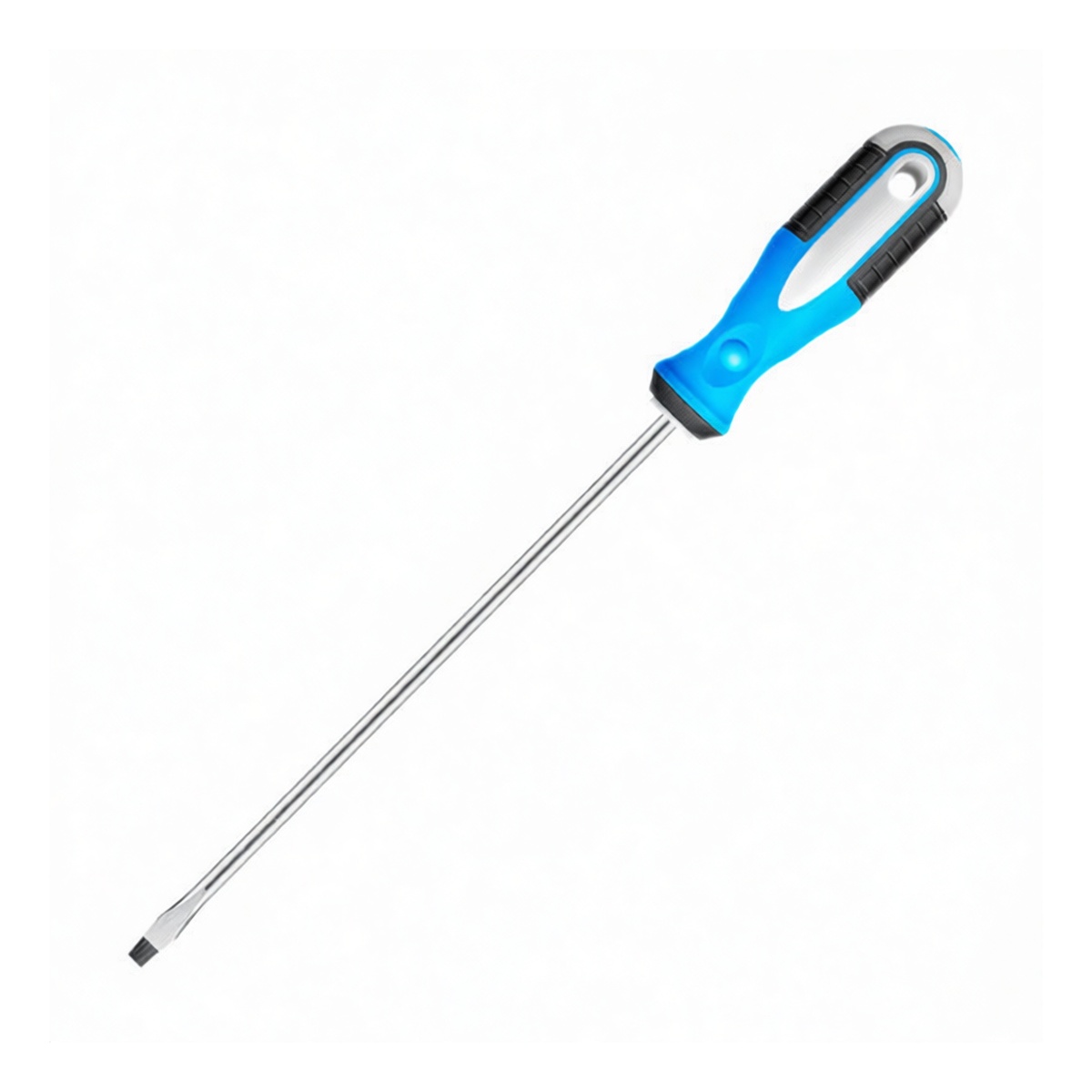 7.87 Inch Chrome Plated Steel Slotted Screwdriver, Pkg Qty 36