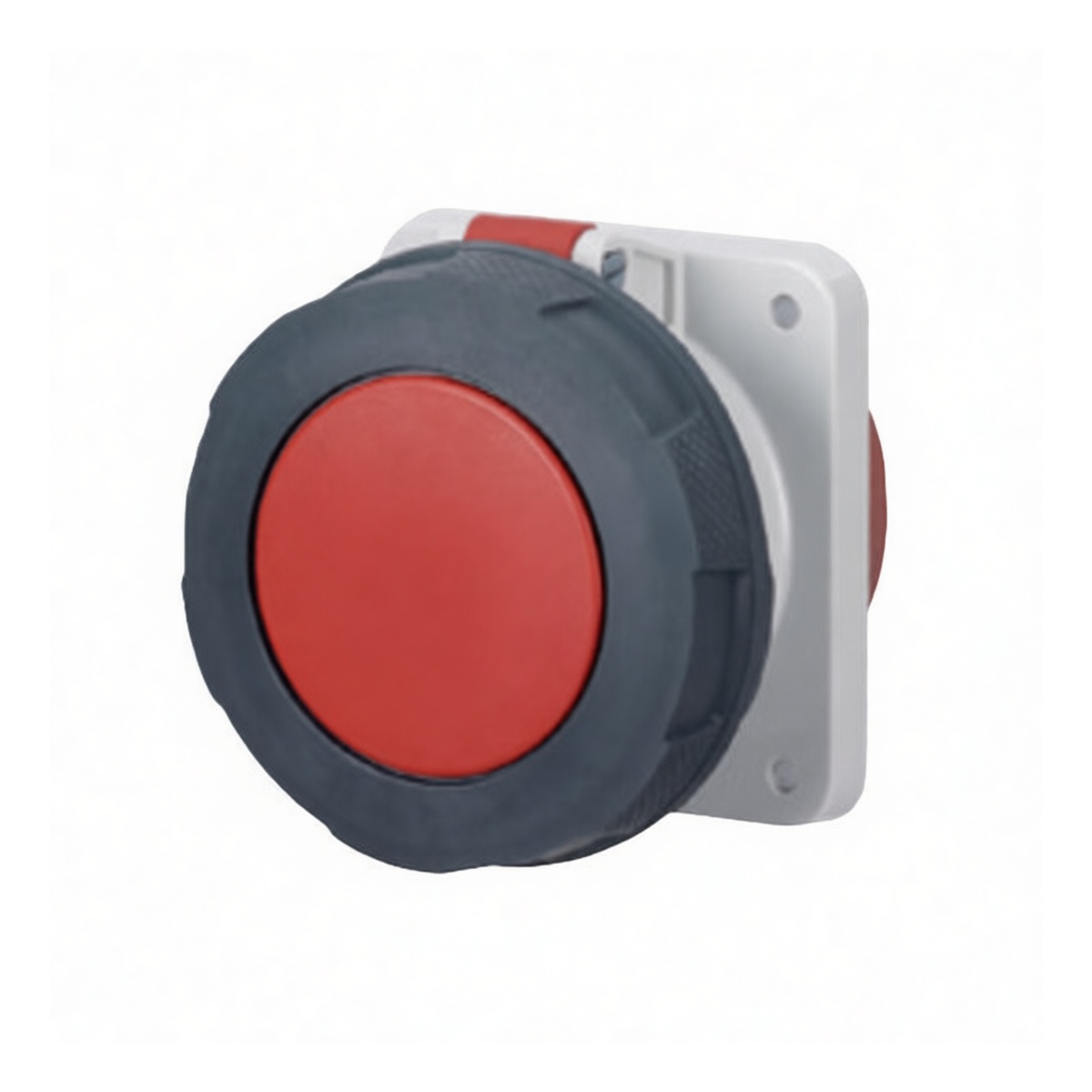 Industrial IP67 Socket 400V 5-Pole 63A for Heavy Duty, Pkg Qty 2