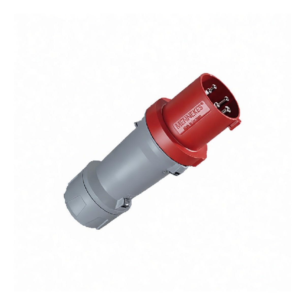 Industrial Plug 63A 400V 5-Conductor Rubber 16 AWG, Pkg Qty 10