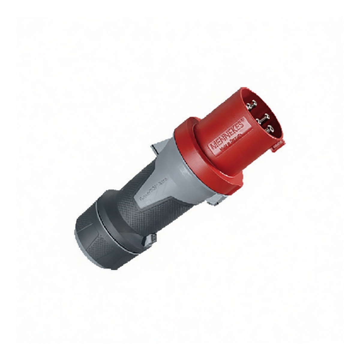 Industrial Rubber Power Plug 63A 400V 5-Conductor 16 AWG IP44, Pkg Qty 2