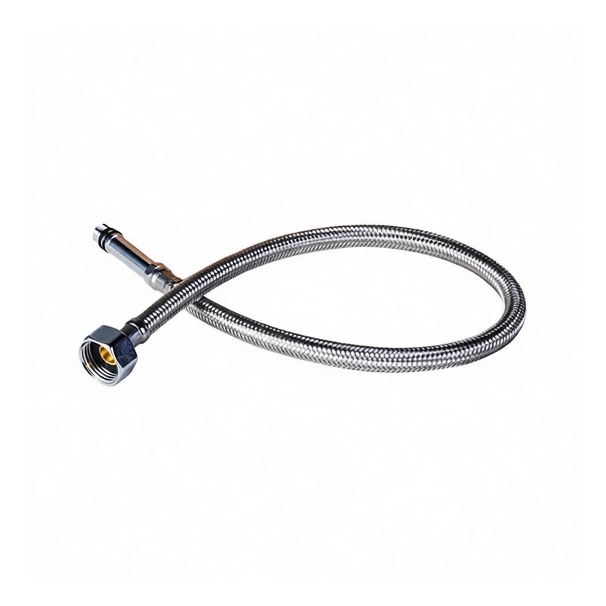 304 Stainless Steel Faucet Supply Line, 23.6 in, Single-Hole Sink, Pkg Qty 12