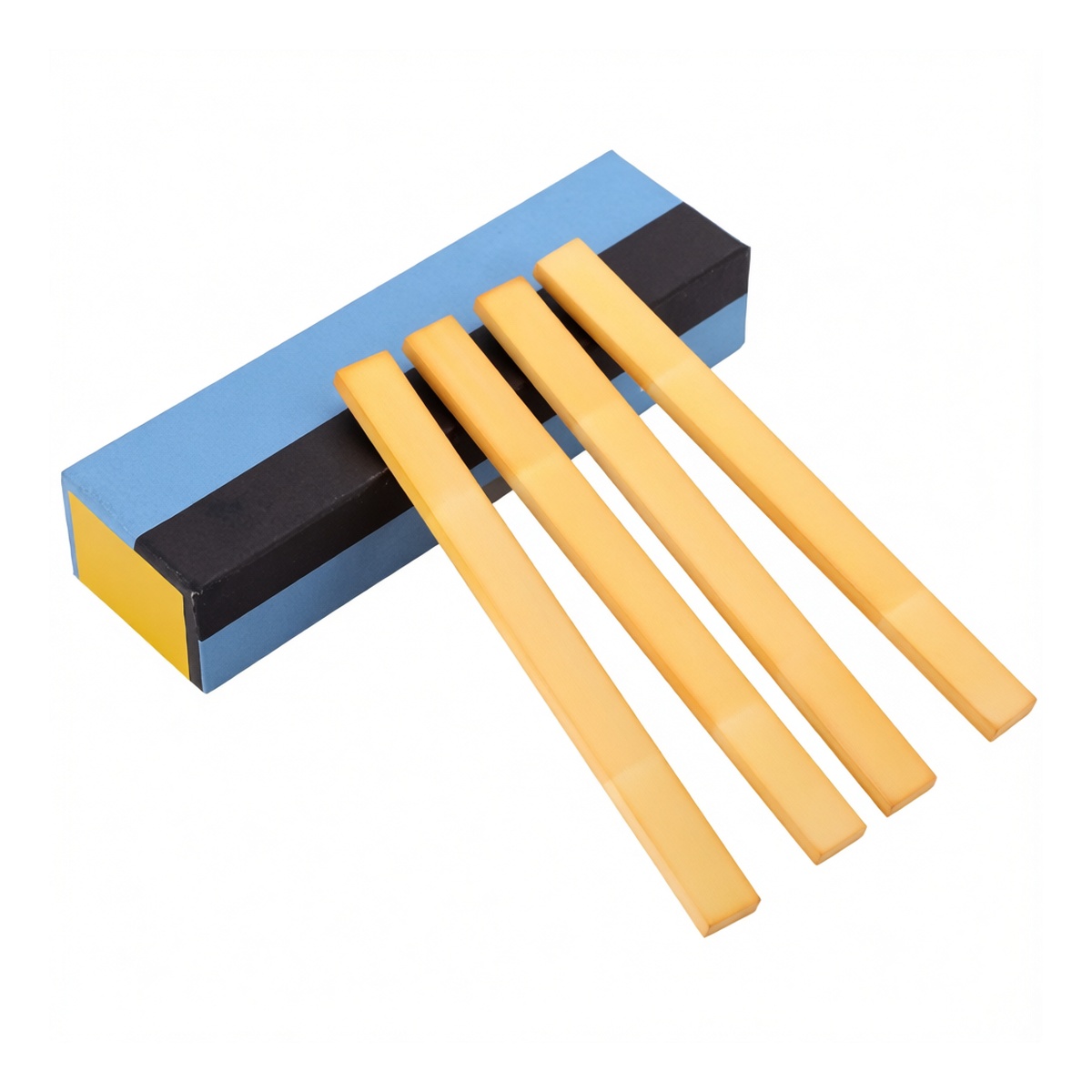 400 Grit Aluminum Oxide Oil Stone, 0.2" x 0.51" x 5.91", Pkg Qty 100